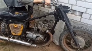 Иж планета 3, работа мотоцикла!
