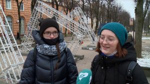 В Смоленске на главной пешеходной улице установили новую светящуюся инсоляцию