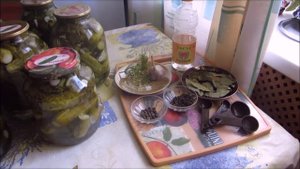 Огурцы консервированные, хрустящие