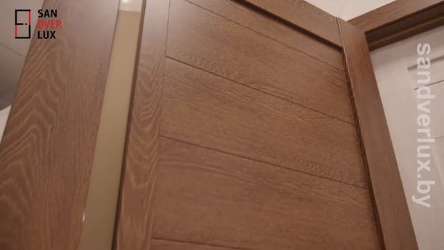 Обзор межкомнатной двери из экошпона Лайт 9, Sandverlux.by смотреть онлайн