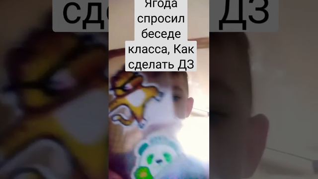 Я когда спросил сделать ДЗ в классе