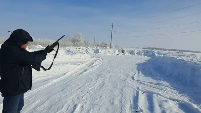 МР — 155 против бронестекла. 12 калибр тест на пробитие