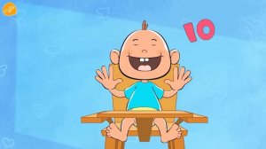Counting Song for Babies and Toddlers - 0, 5, 10 (slow) by ELF Learning