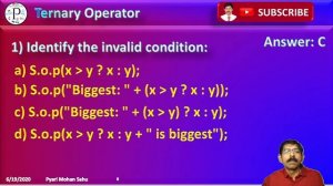 Java Live 2 |Ternary Operator and switch - case