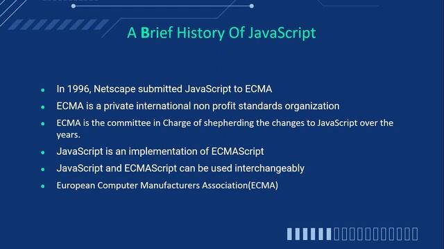 Complete JavaScript Course #1 - A Brief History Of JavaScript
