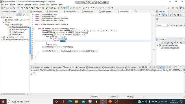 JavaFlatMap смотреть онлайн