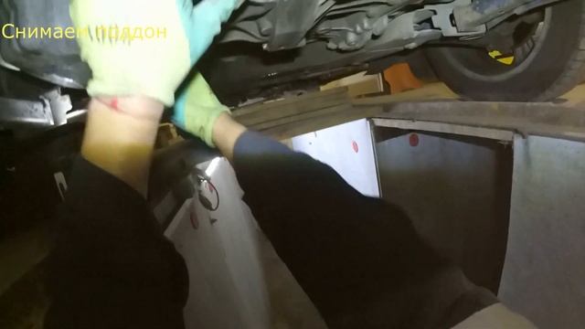 Ремонт Рено меган 3 DCI К9К836 часть 3 (Снимаем поддон двигателя) смотреть онлайн