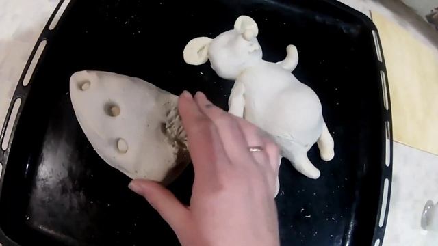 Поделка из солёного теста для десткого сада. #солёноетесто @user-jr2hr2lb2t