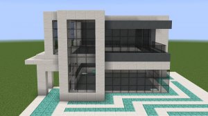 Майнкрафт - Как построить современный городской дом. Minecraft