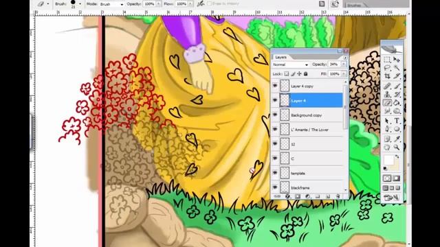 Working on "L'amante" for our Sibilla Deck смотреть онлайн