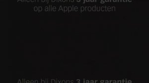 TV commercial Apple 3 jaar garantie | Dixons