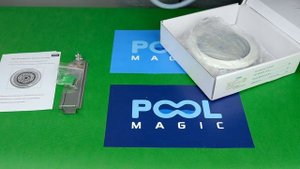 Прожектор для бассейна светодиодный с оправой из нерж стали Poolmagic 18 Вт, цвет свечения белый.