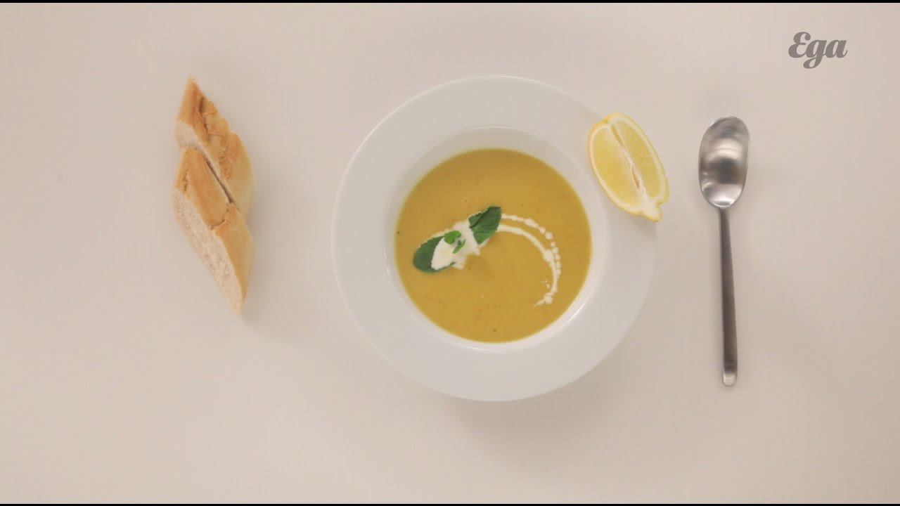 Чечевичный суп с мятой