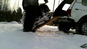 Мотобуксировщик КОЙРА и рыбалка