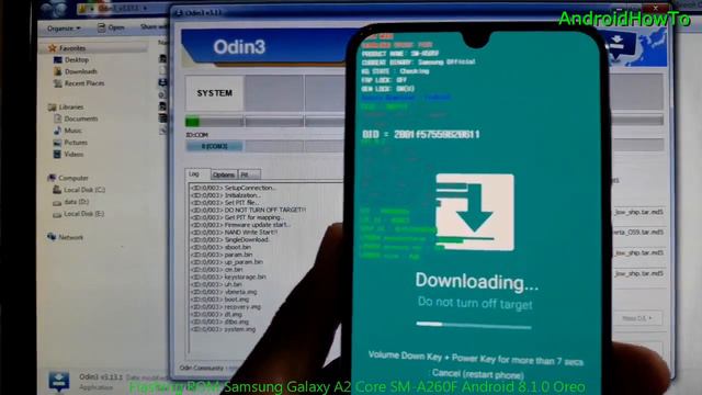 How to flash Android 8.1.0 Oreo on Samsung Galaxy A2 Core SM-A260G смотреть онлайн