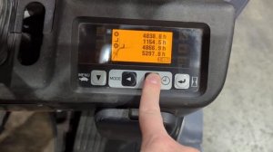 Toyota Forklift Settings Menu 8FBEU18 / 8FBE