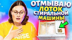 ОТМЫТЬ ЛОТОК стиральной машинки от Закаменелого порошка, Известкового налета, Плесени и Грязи
