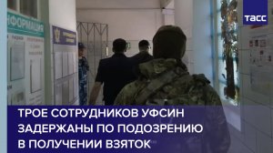 Трое сотрудников УФСИН задержаны по подозрению в получении взяток
