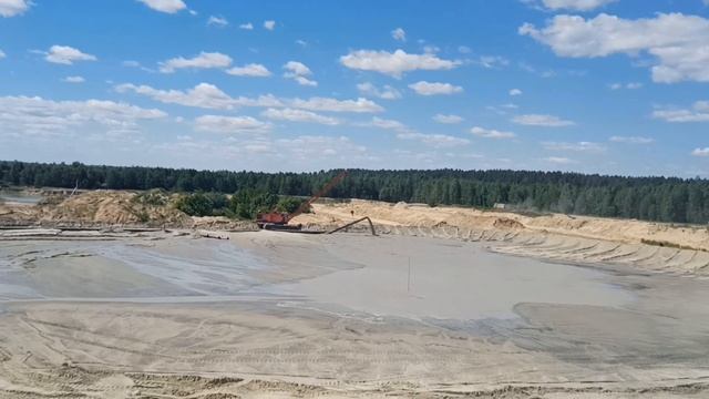 Намыв песка на М12 смотреть онлайн