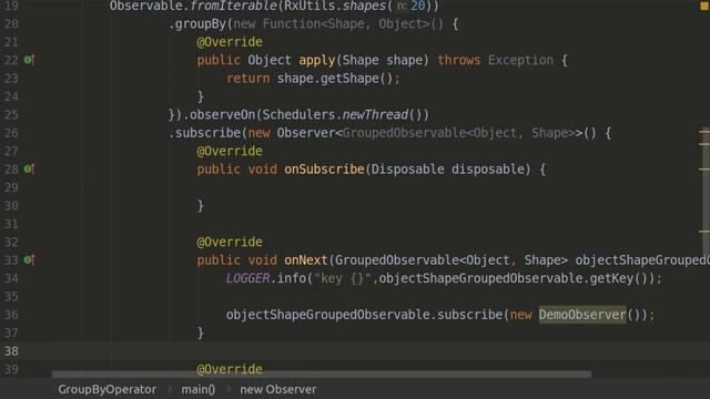 GroupBy Operator