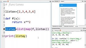 Funciones y arrays, funciones lambda en Python