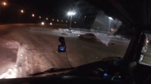 Не смог подняться в гору. Зимний Урал. Дальнобой по России