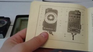 Экспонометр фотоэлектрический! Свердловск - 4! 1989! Полная комплектация! СССР!