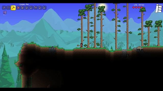 Прохождение Terraria 1.3 часть 1 - Первые шаги и постройка дома смотреть онлайн