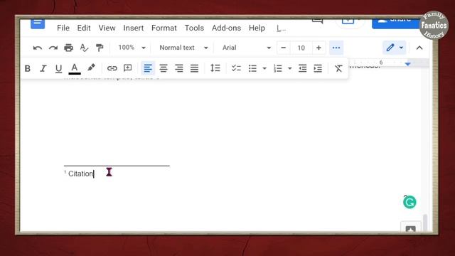 Genealogy Research Report Formatting With Google Docs
