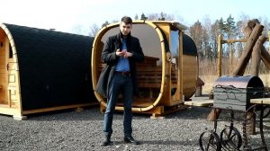Баня БОЧКА с ЭЛ. Печкой управляемой через аппликацию