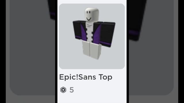 Sans roblox avatar idea episode #1