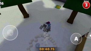 где находится все наклейки в снежной долине