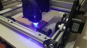 Резка пятислойного картона, лазер 5.5w