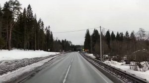 рейс на Светогорск, город на границе с Финляндией...