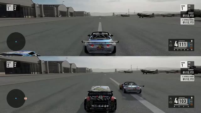 Mad Mike's 1200hp MX5 vs Block's Ford Focus rs rx 600hp смотреть онлайн