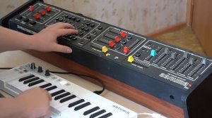 АЭЛИТА советский аналоговый синтезатор midi / AELITA soviet analog synth with midi