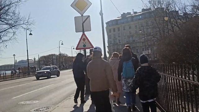 #сашакира #прогулка #петропавловскаякрепость виды на стрелку ВО и Александровский сад
