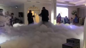 Тяжёлый дым на первый танец на свадьбе Вюсал и Заира www.dym.moscow