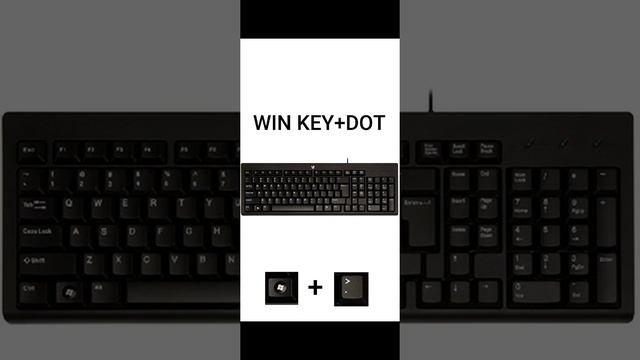 Shortcut key to Insert Emojis Anywhere in Windows 10