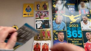 FIFA 365 The Golden World of Football 2023 sticker album⎥8 packs opening