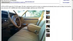 Best Of Akron/Canton Craigslist 1978 Ford LTD Landau (10-3-12)