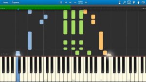 Валерий Леонтьев - Полет На Дельтаплане (на пианино Synthesia)