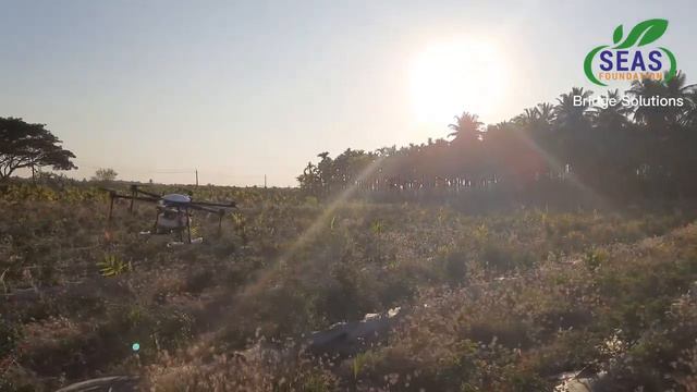 Agriculture drone | Agriculture Drone Sprayer (on Rose Crop) | ಕೃಷಿ ಡ್ರೋನ್