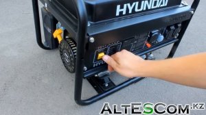 Запуск Бензинового генератора HYUNDAI HHY 3000F 2,6кВт