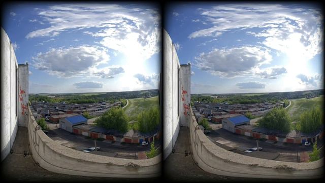 Граффити в недостроенном доме (VR)