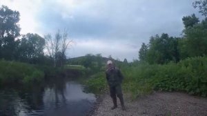 Летняя рыбалка на малой речке