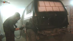 MMC Pajero | Покраска в ТИТАН | 1 Часть