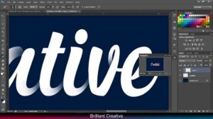 Tutorial Photoshop Typography rope text and Brush color