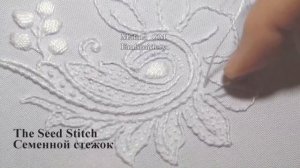 Hand Embroidery: White Work | Вышивка:  Белая гладь
