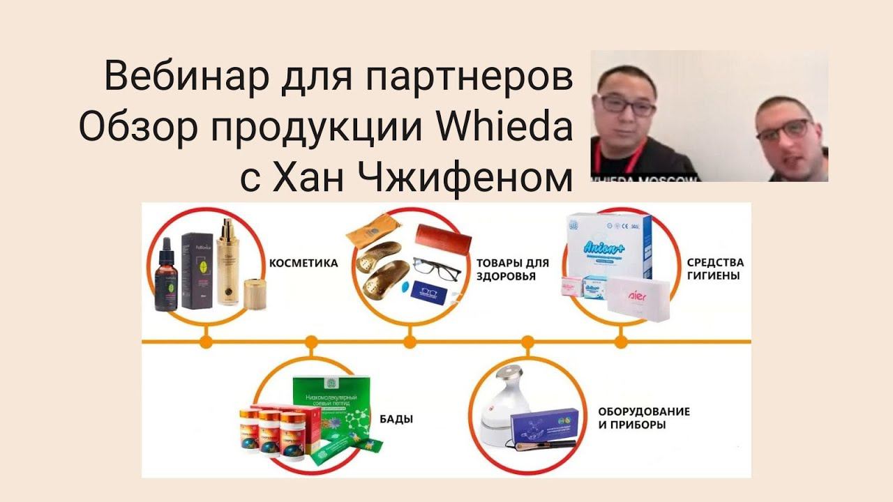 Обзор продукции компании Whieda с врачом китайской медицины Хань Чжифеном смотреть онлайн